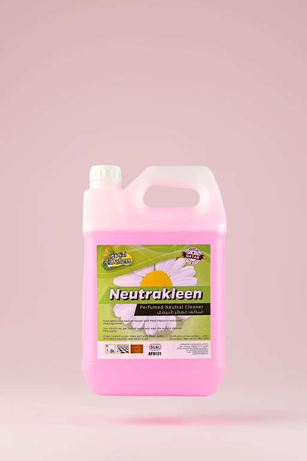Adchem Neutrakleen Neutral Floor Cleaner 5L for daily floor and surface cleaning in Qatar available at Retailercart.