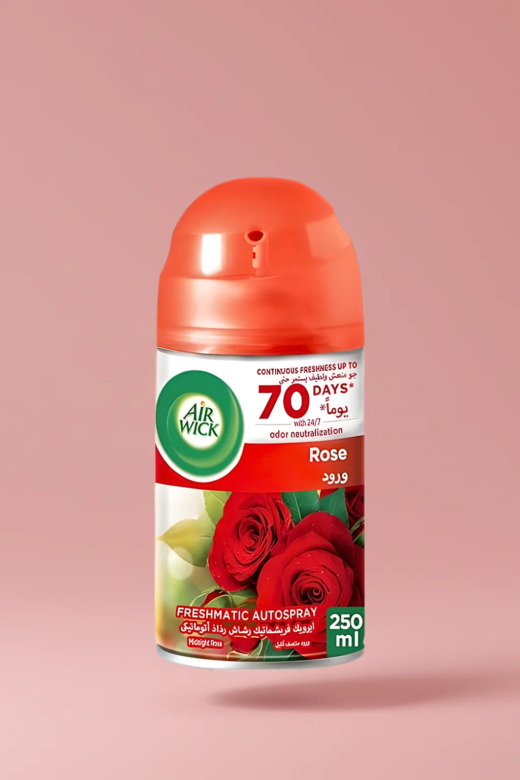 Airwick Rose Freshmatic Autospray Refill 250ml – Lasts 70 Days – Air Freshener Refill for Homes and Offices in Qatar