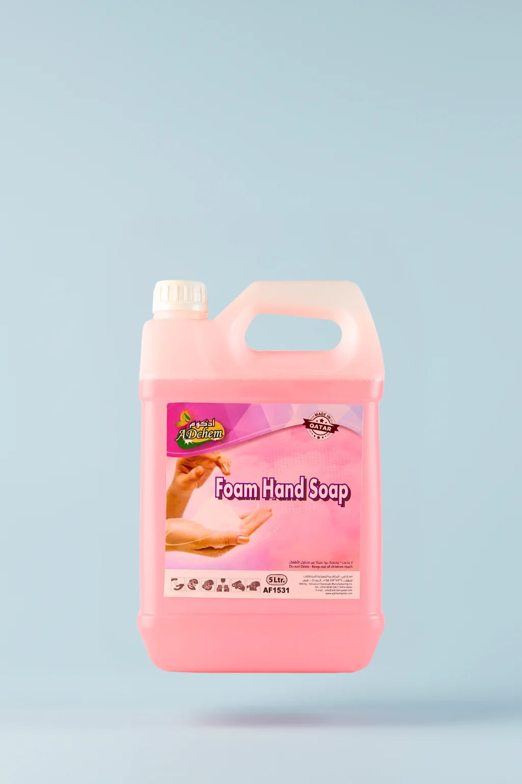 Adchem Foam Hand Soap 5L gentle foaming hand wash for soft, hygienic cleaning from Retailercart.
