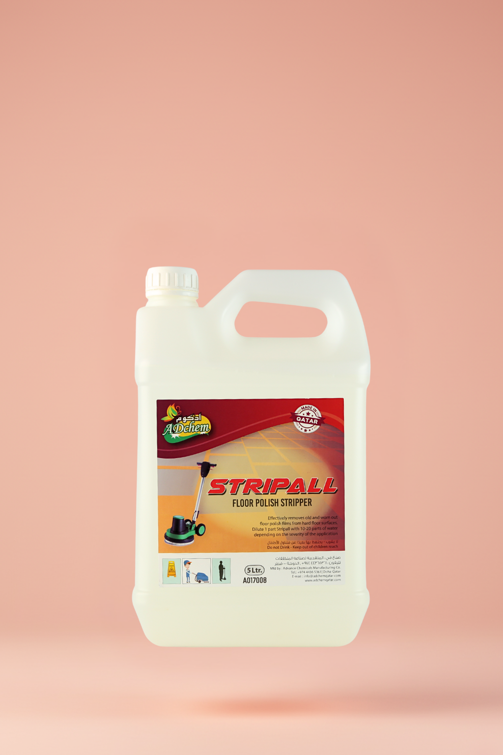 Adchem Scale Off Cement & Acid Descaler 5L for removing cement scales and grout from floors and surfaces from Retailercart.