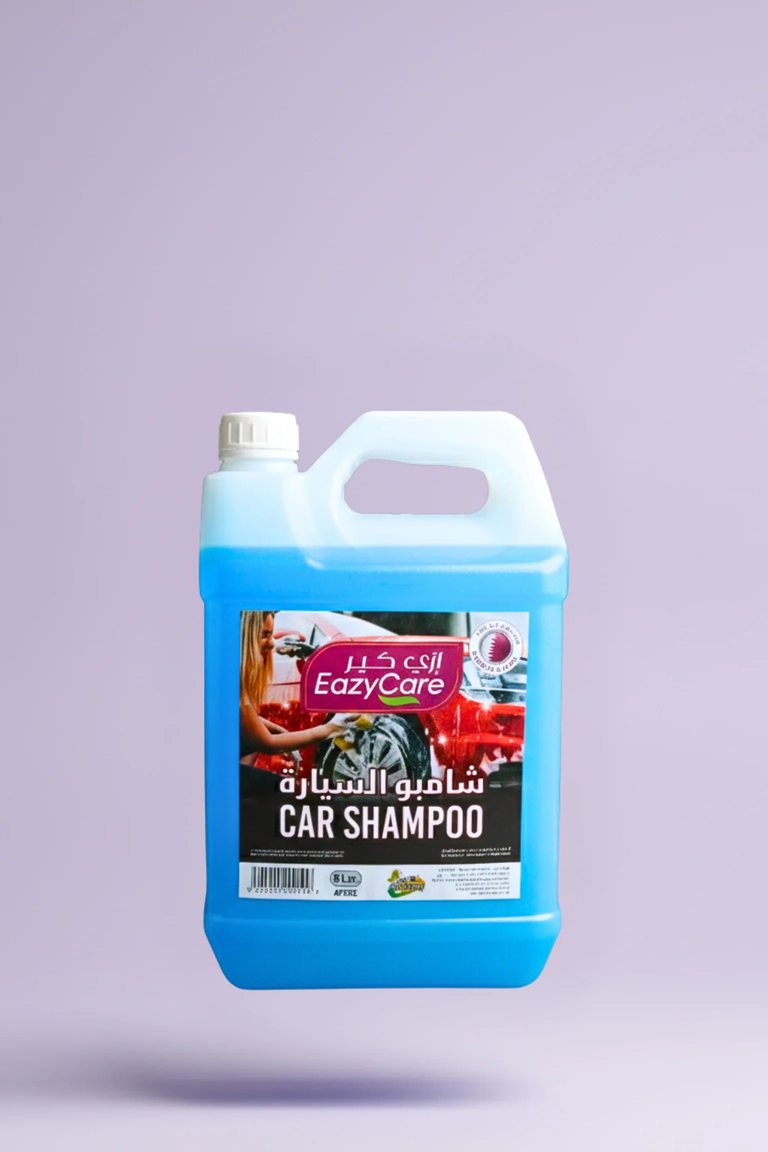 EazyCare Car Shampoo 5L high foam car wash liquid for vehicle cleaning in Qatar.
