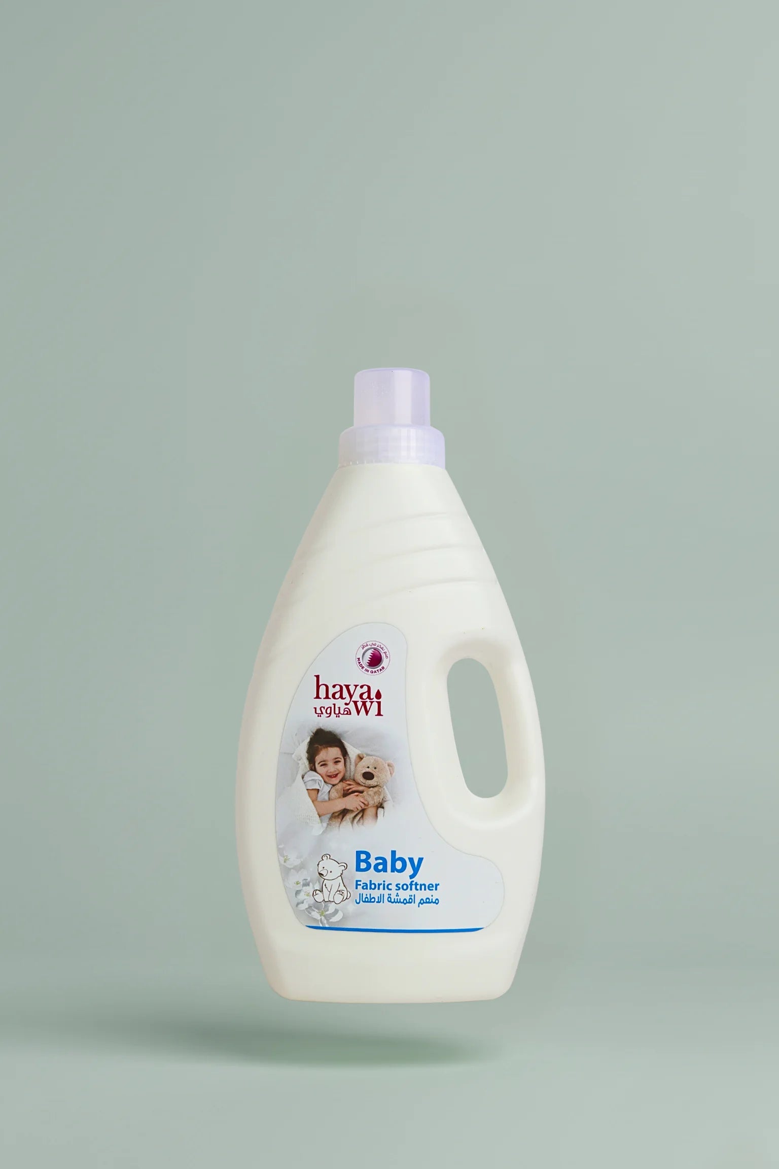 Hayawi Baby Fabric Softener for gentle care of baby clothes and sensitive skin in Qatar.